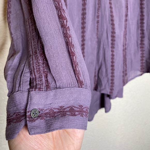 Free People Shibori magic pullover flowy tunic top - Picture 8 of 8